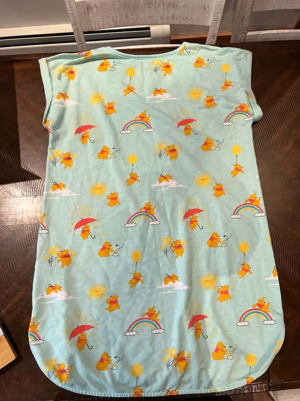 Disney Winnie the Pooh All-Over Print Sleep Shirt Nightgown Size M/L - Picture 3 of 3